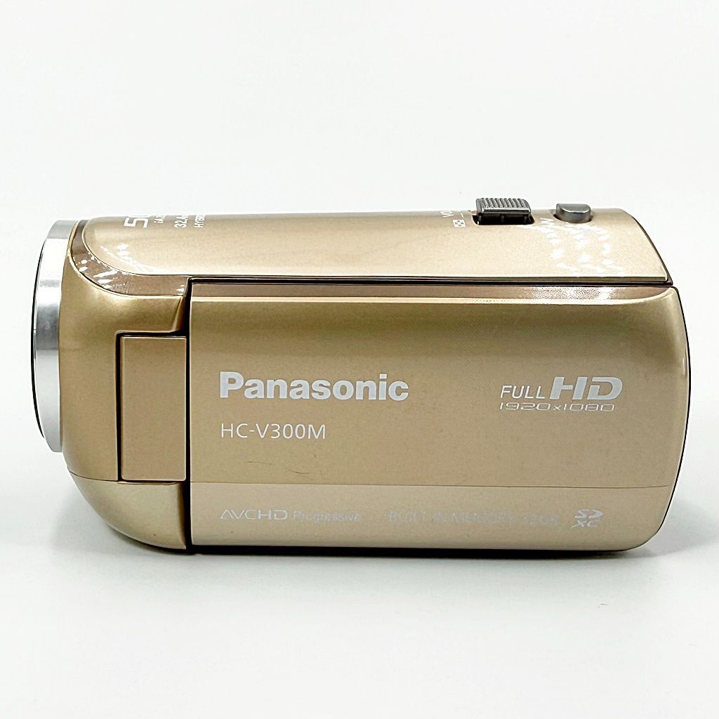 パナソニック Panasonic HC-V300M ゴールドベージュ ビデオカメラ