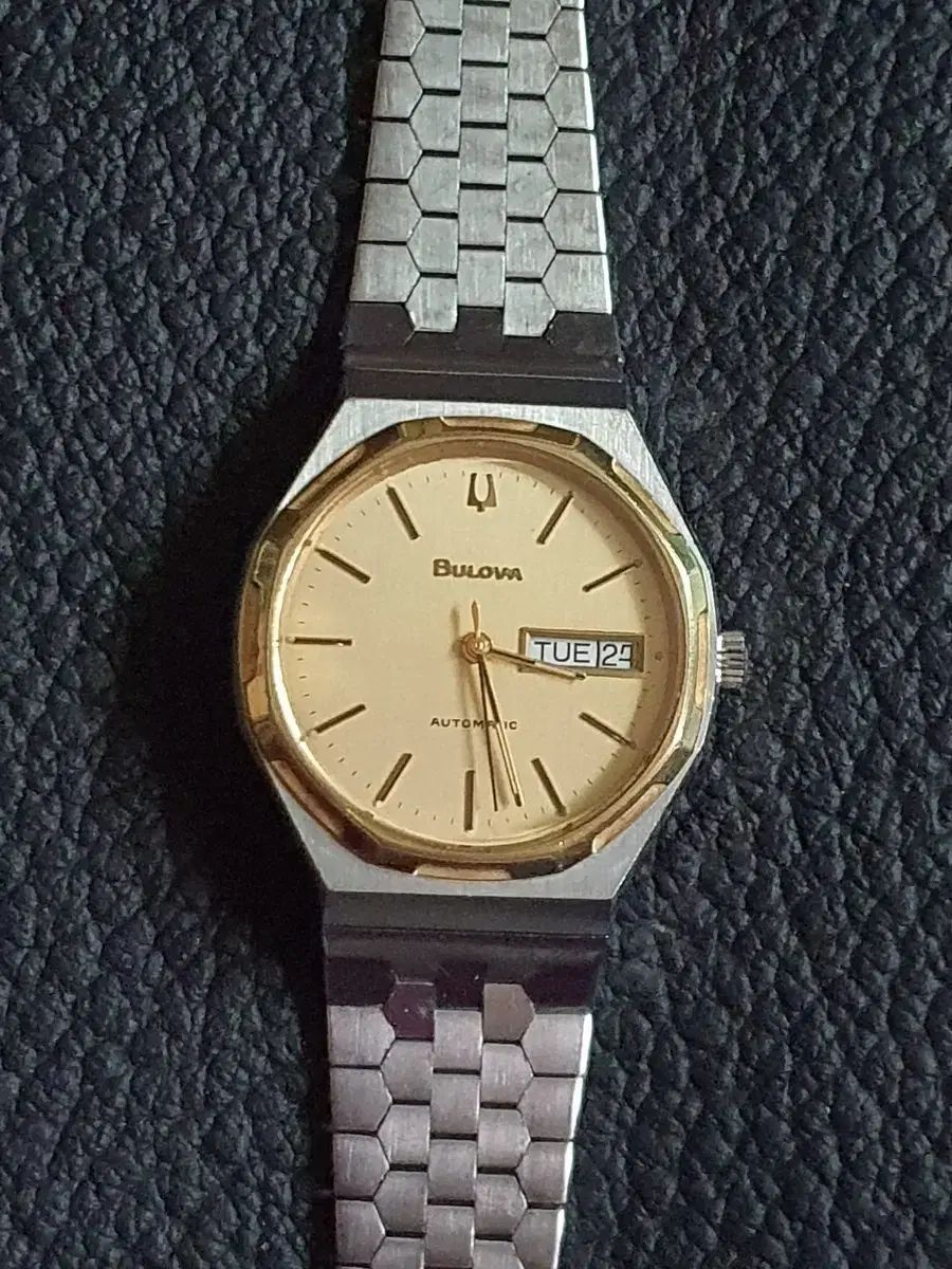 ブローバ オートメティック デイデイト コンビ時計