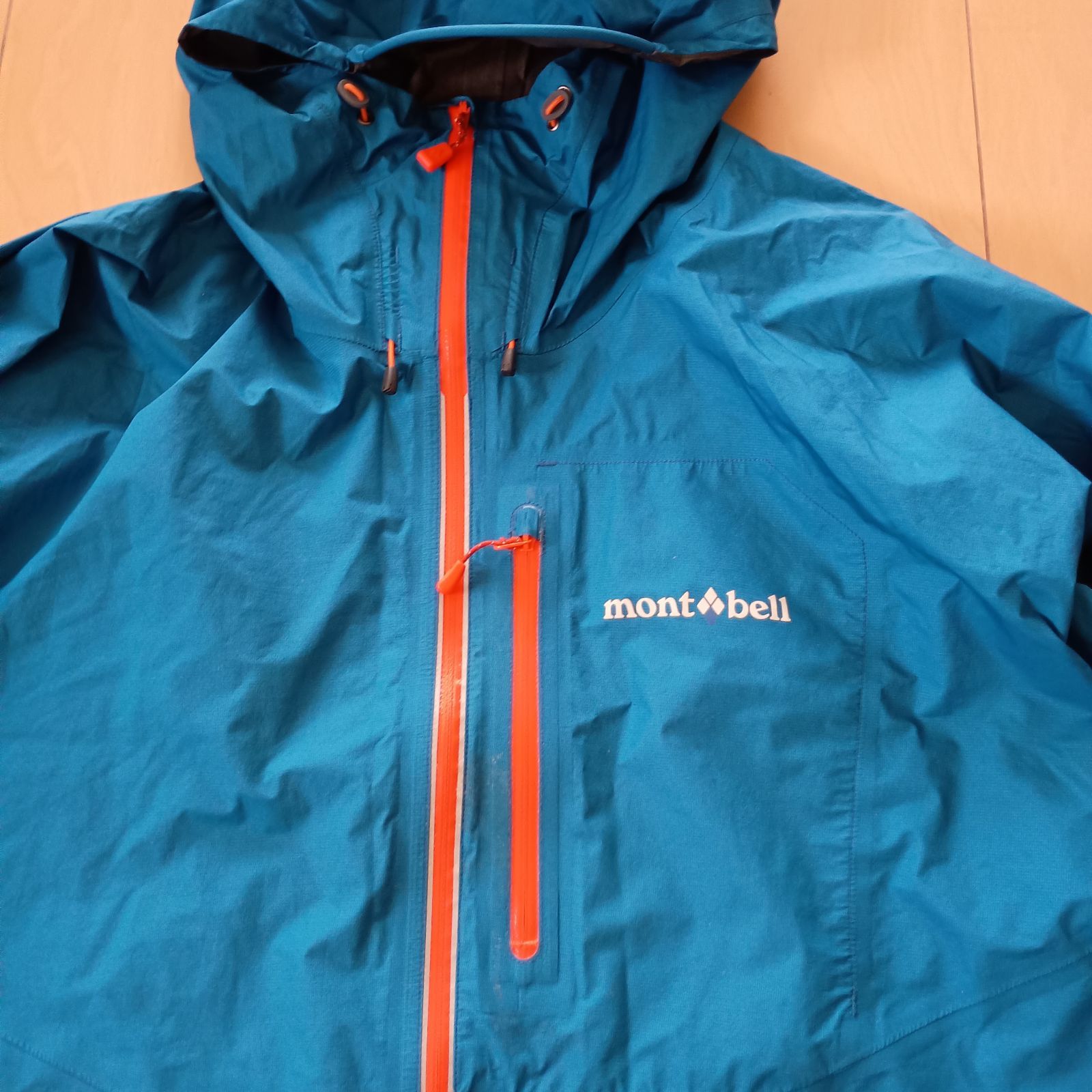 XL◇モンベル トレントフライヤージャケット LL 青 ブルー マウンテン