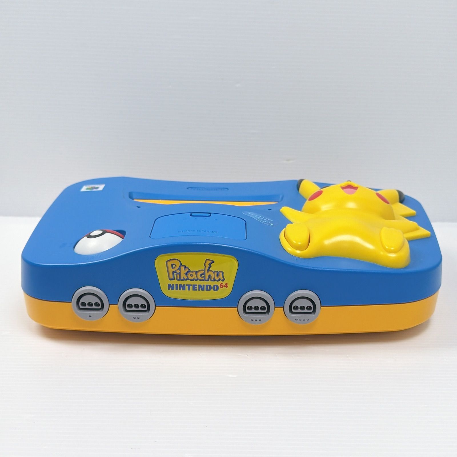 美品 ニンテンドー 64 ピカチュウ ブルー イエロー NUS-101 遊べる 
