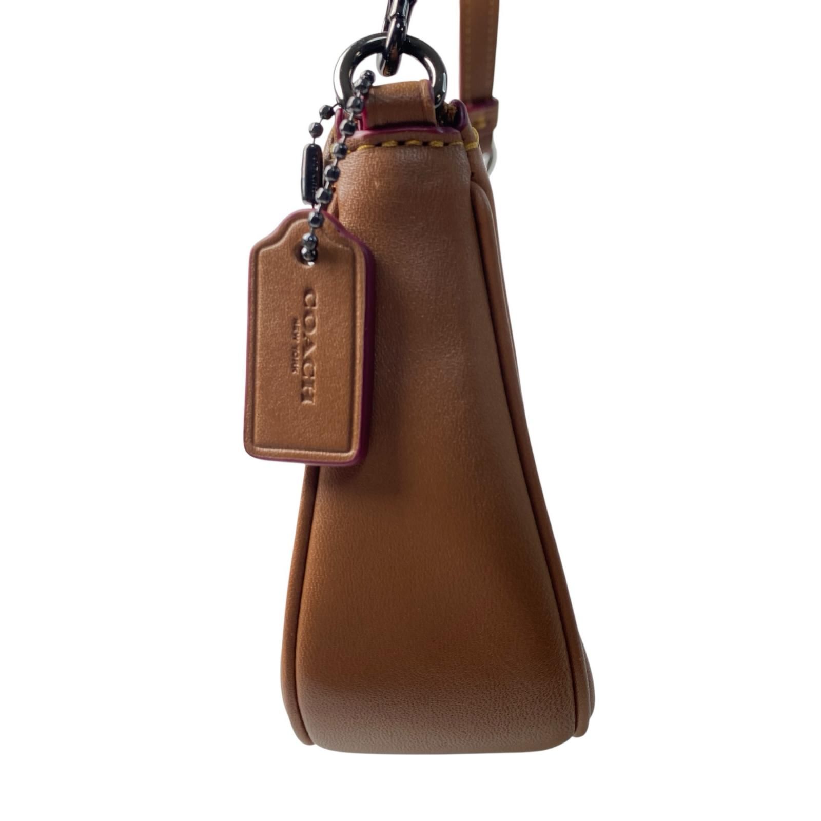 美品 コーチ coach アクセサリーポーチ ミニ ハンドバッグ 54750