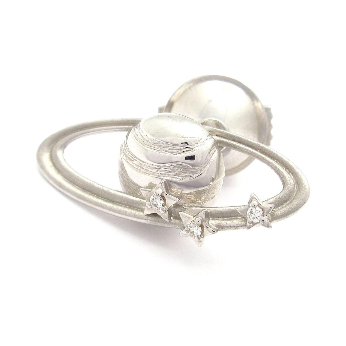 田崎真珠/TASAKI(タサキシンジュ) ブローチ - K18WG×ダイヤモンド D0