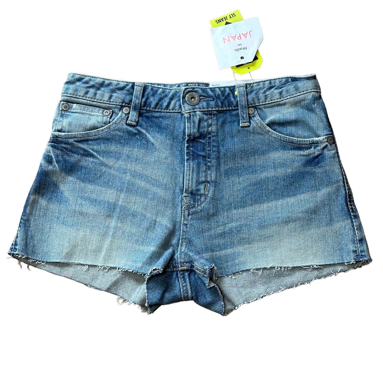 未使用 SLY 00S Y2K デニム ショートパンツ ブルー サイズ2 レディース