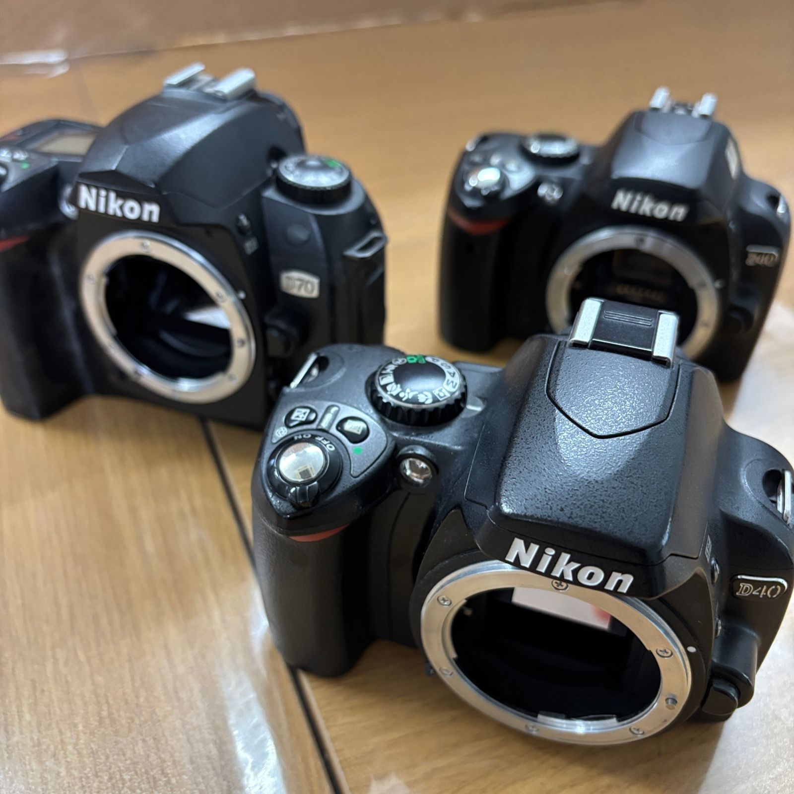全て動作確認済み！【まとめ】Nikon D40 ×2台 + Nikon D70 ×1台