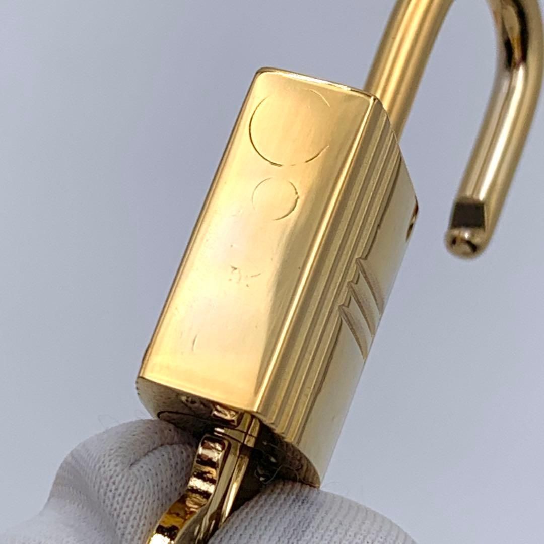 エルメス カデナ 24Kメッキ No.110 110番 鍵付き カデナキー