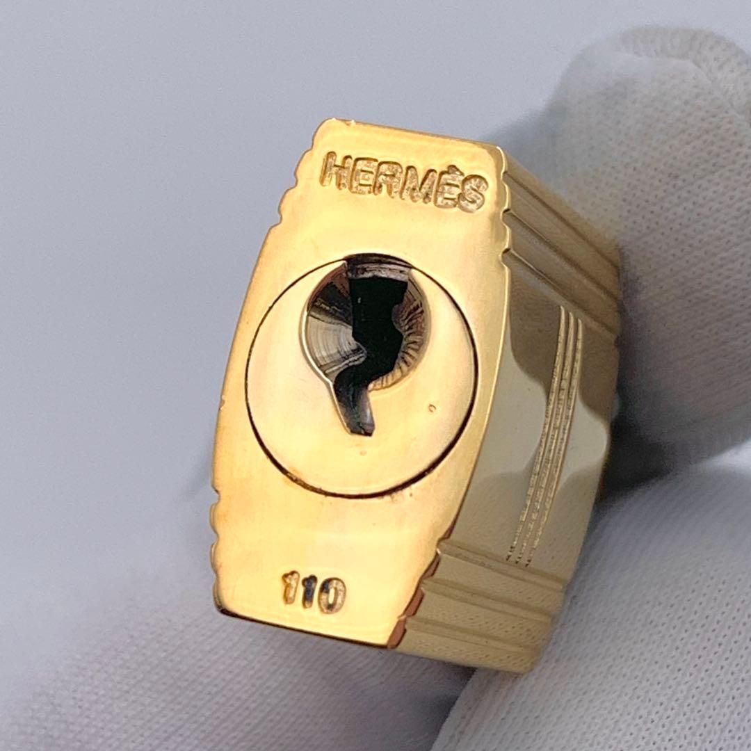 エルメス カデナ 24Kメッキ No.110 110番 鍵付き カデナキー