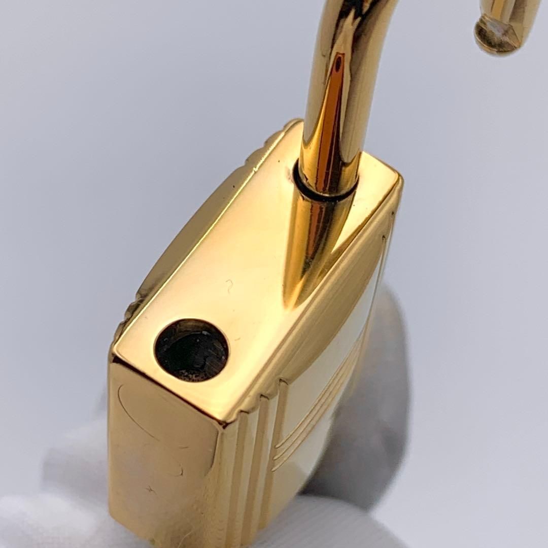 エルメス カデナ 24Kメッキ No.110 110番 鍵付き カデナキー