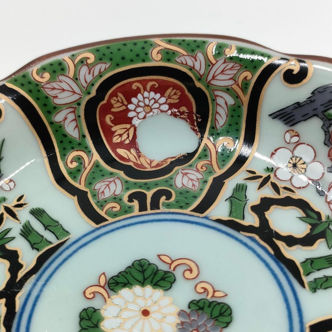 訳あり】有田焼 清秀窯 古伊万里 絵変わり小皿 5枚セット / Arita Ware