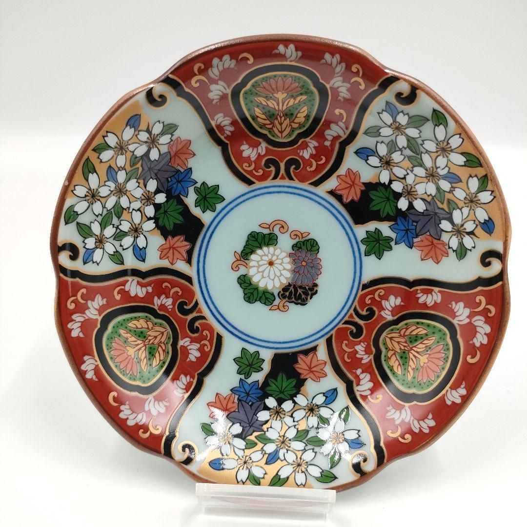 訳あり】有田焼 清秀窯 古伊万里 絵変わり小皿 5枚セット / Arita Ware