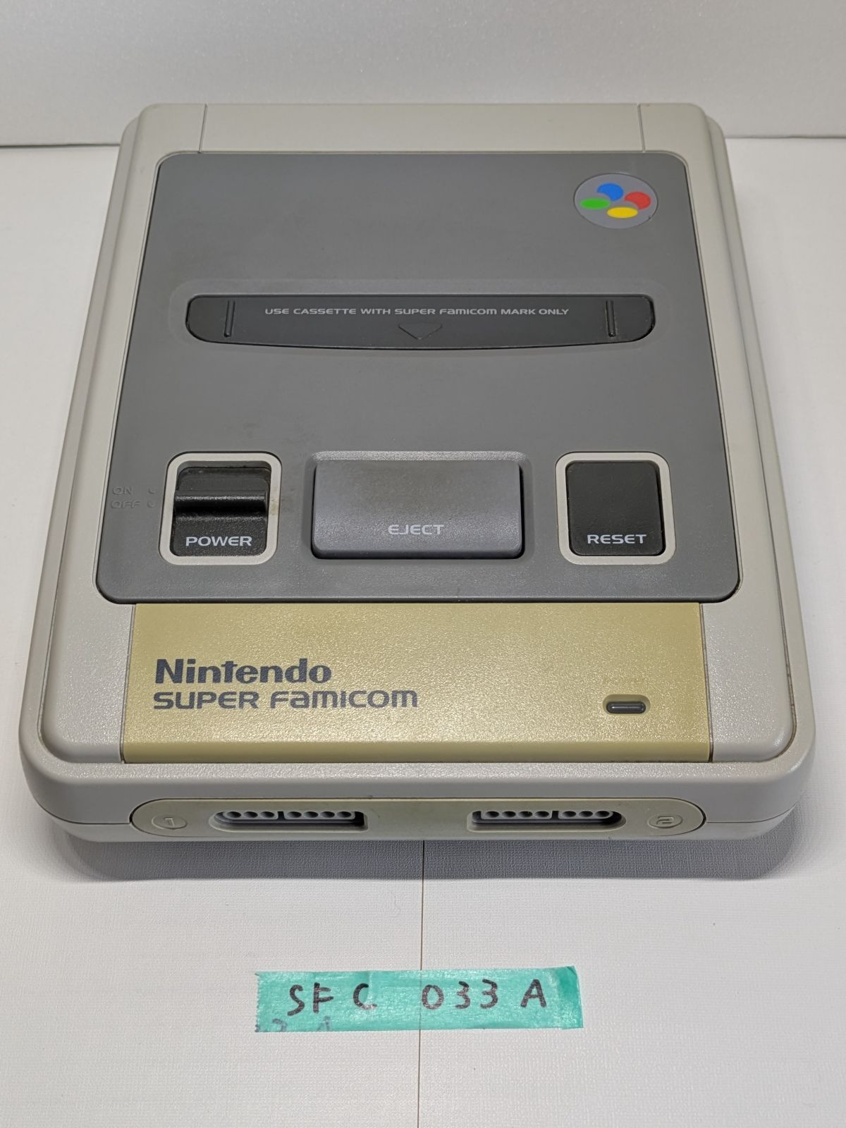 動作確認済み】スーパーファミコン 本体のみ 日焼け少なめ 任天堂 033A