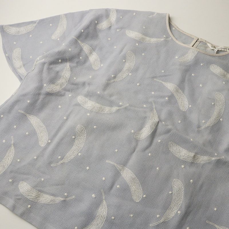 未使用 2023SS ミナペルホネン mina perhonen feather dance クルー