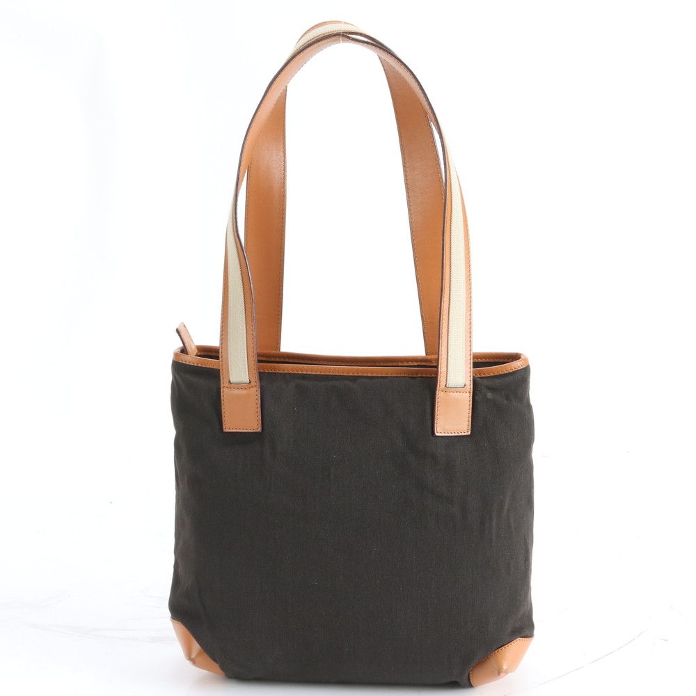 美品 グッチ 019 0458 レザー キャンバス トート バッグ 肩掛け