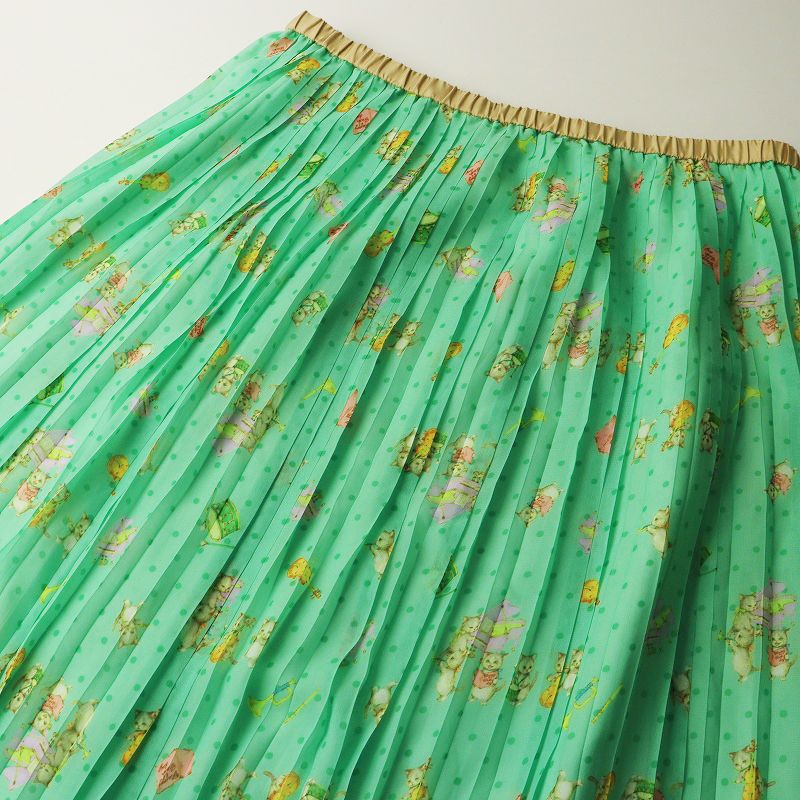 美品 大きいサイズ フランシュリッペ franche lippee 楽器隊プリーツ