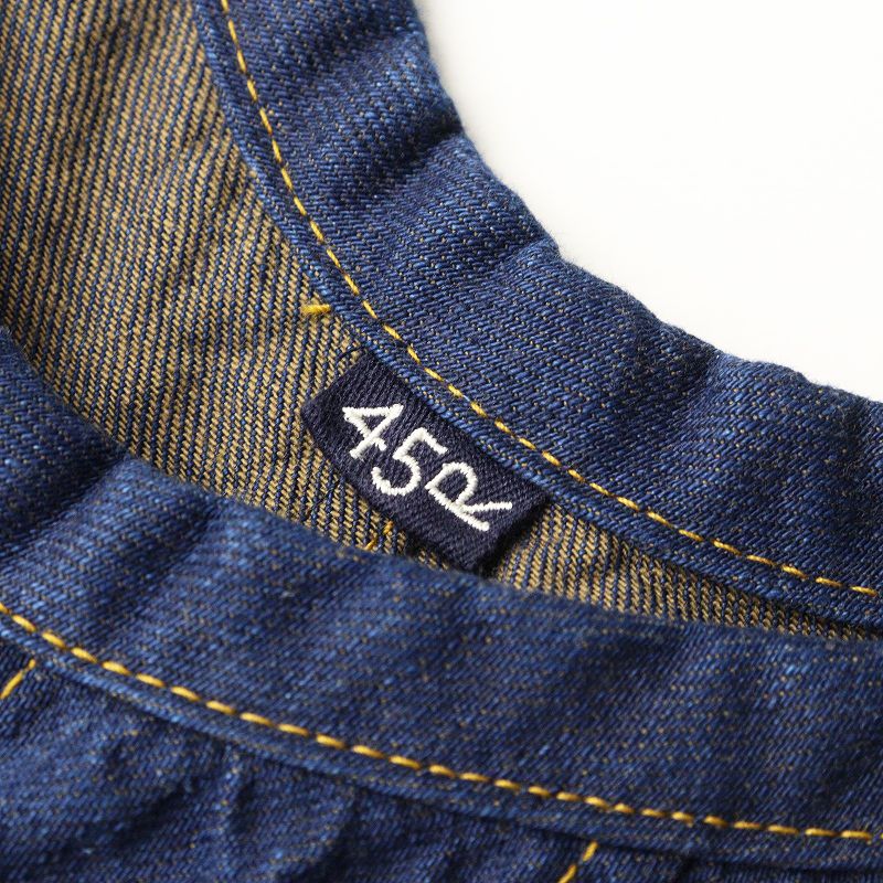 美品 45R 45rpm フォーティファイブアール 大麦デニムのキャミソール