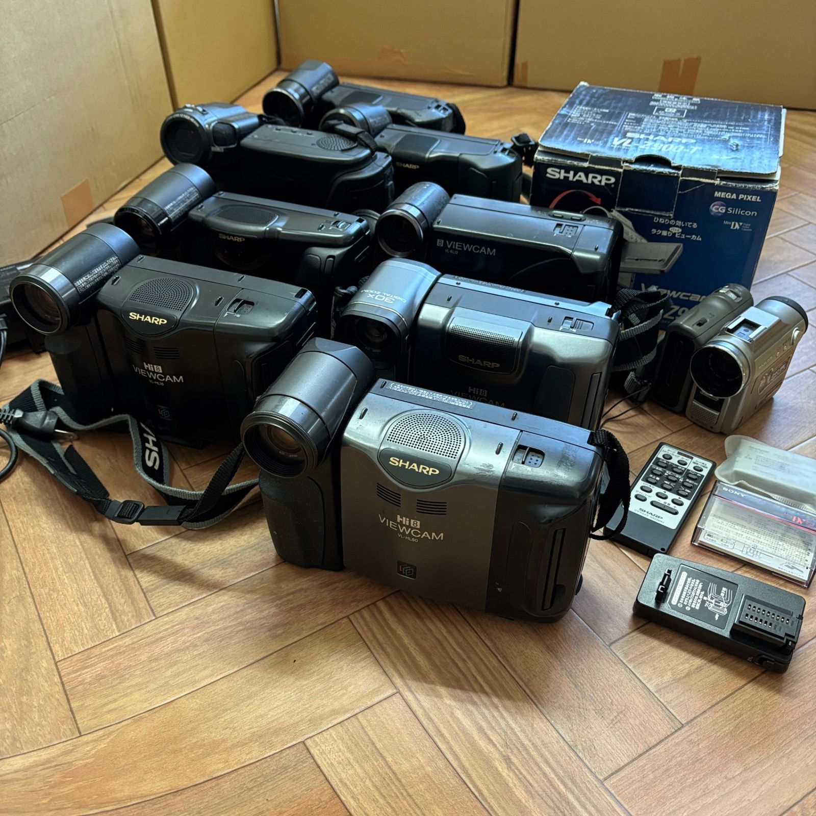 まとめ】ビデオカメラ 周辺機器 他 計9台 セット ジャンク含む 現状品