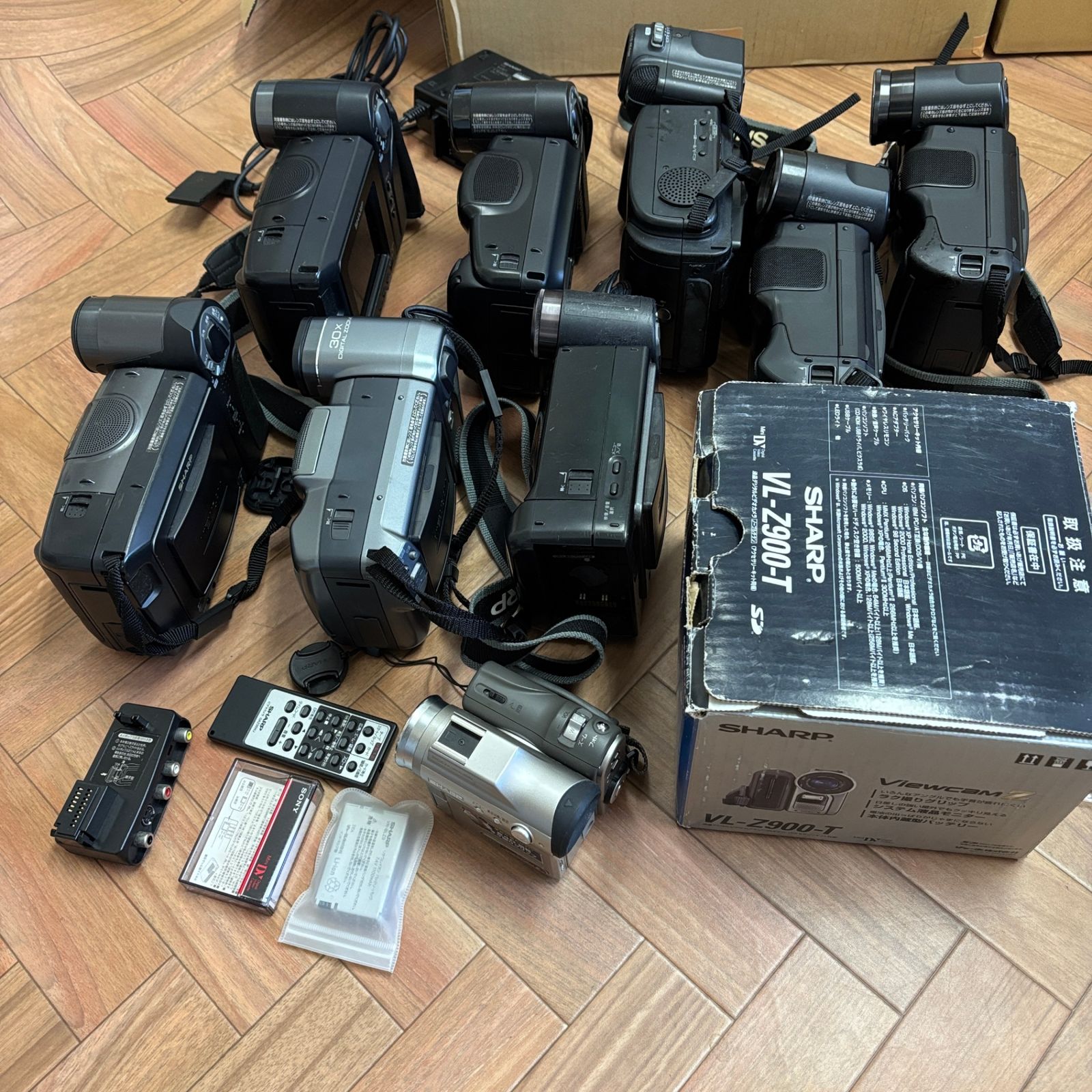 まとめ】ビデオカメラ 周辺機器 他 計9台 セット ジャンク含む 現状品