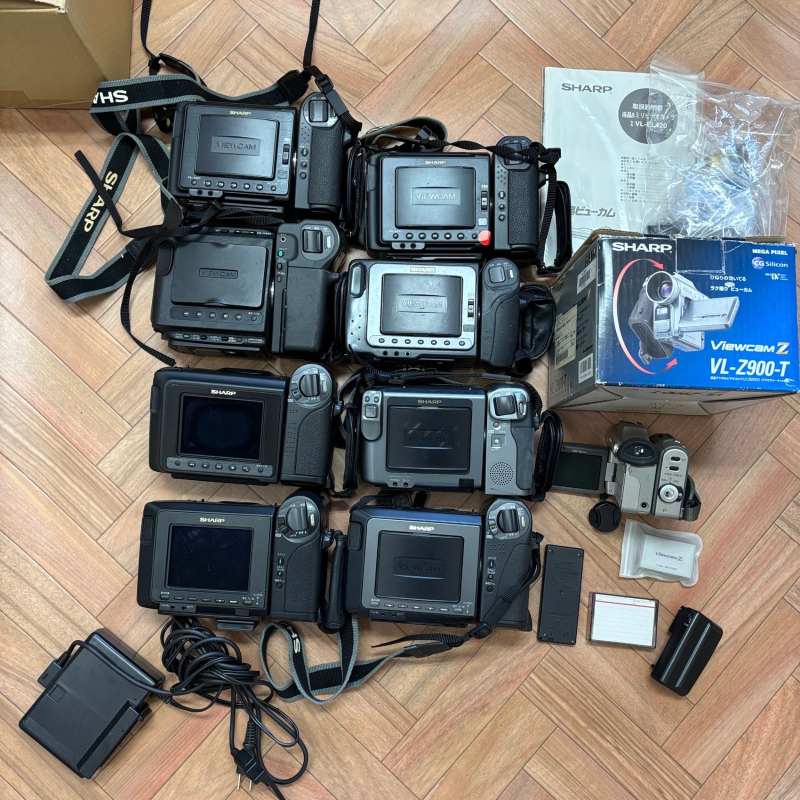 まとめ】ビデオカメラ 周辺機器 他 計9台 セット ジャンク含む 現状品