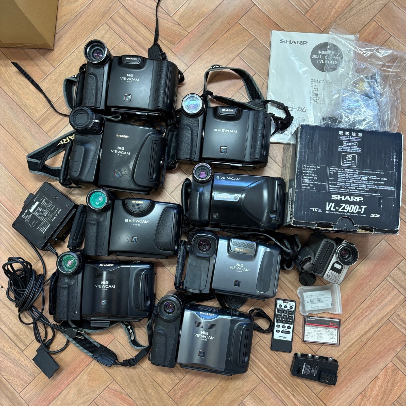 まとめ】ビデオカメラ 周辺機器 他 計9台 セット ジャンク含む 現状品