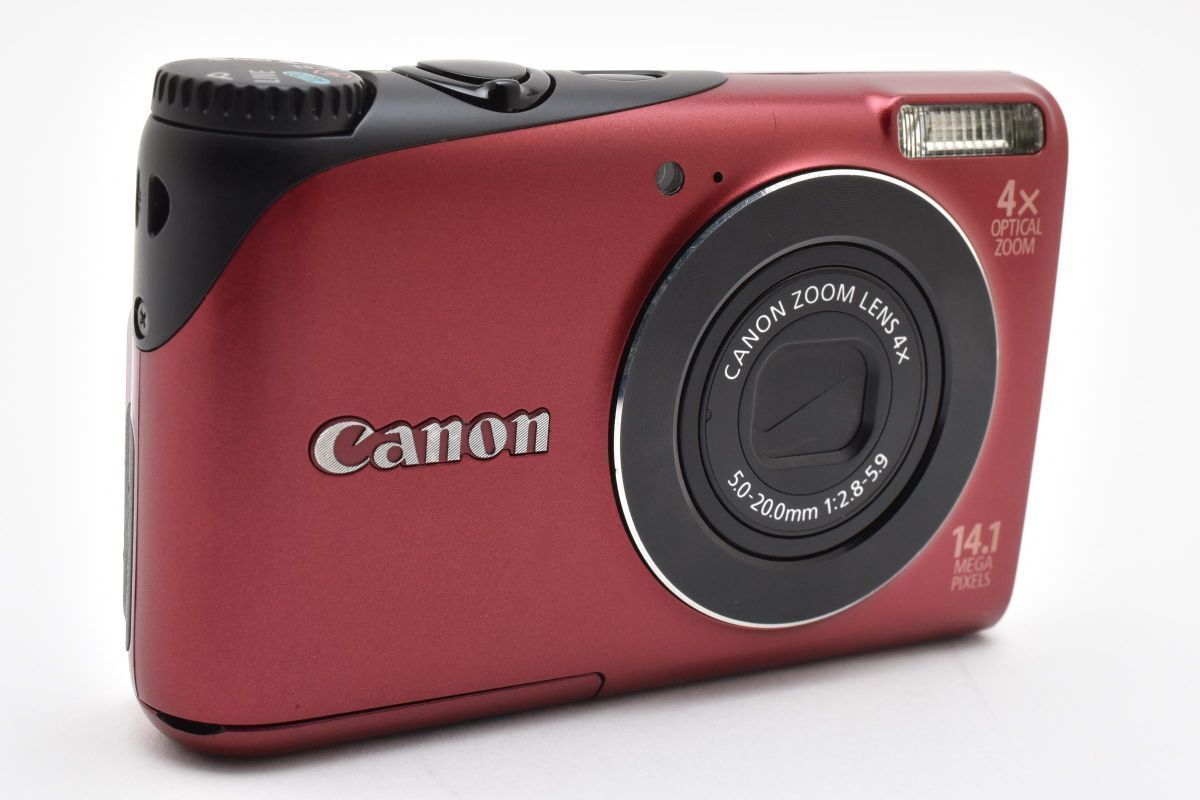 キヤノン Canon PowerShot A2200 レッド 充電器付き ARYM5376#22