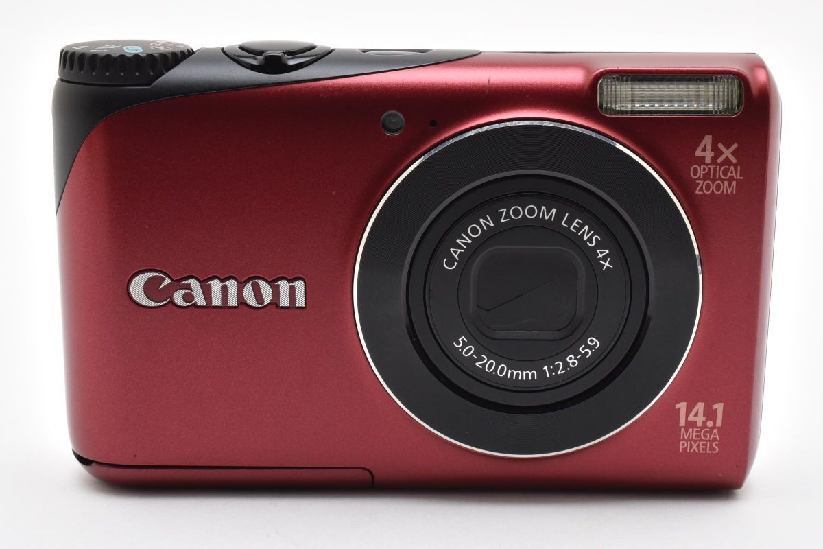 キヤノン Canon PowerShot A2200 レッド 充電器付き ARYM5376#22