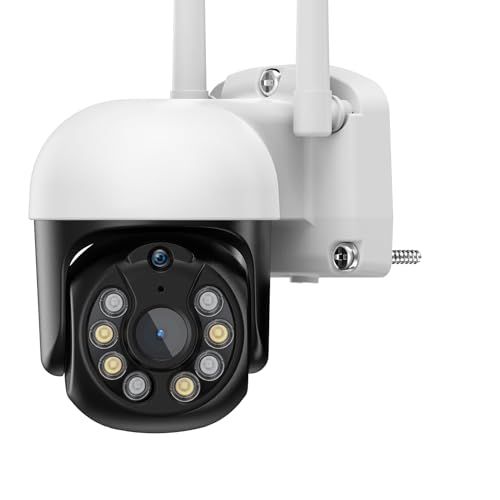 500万画素・自動追跡機能】 YESKAMOO 防犯カメラ 屋外 ワイヤレス 360