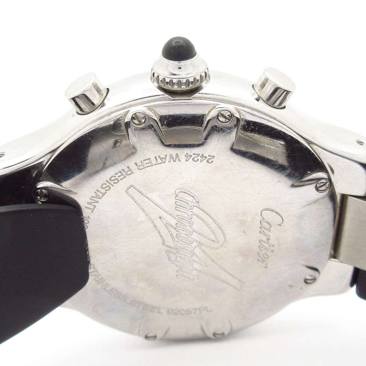 カルティエ クロノスカフ Cartier メンズ LM マスト21 電池交換済 SS 