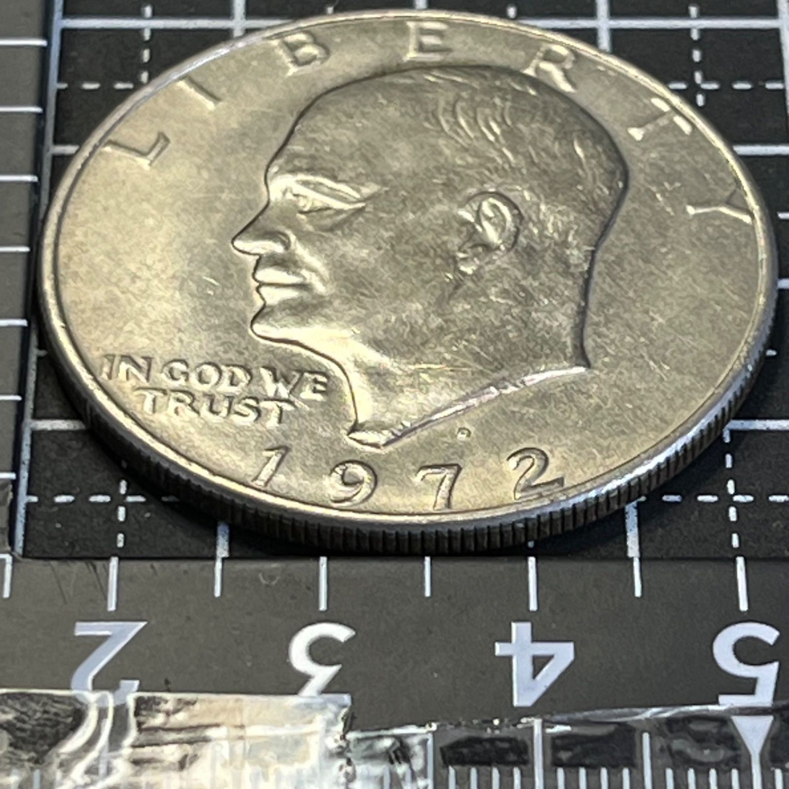 大型白銅貨】1972年 米国 1ドル アイゼンハワー・ダラー／Eisenhower