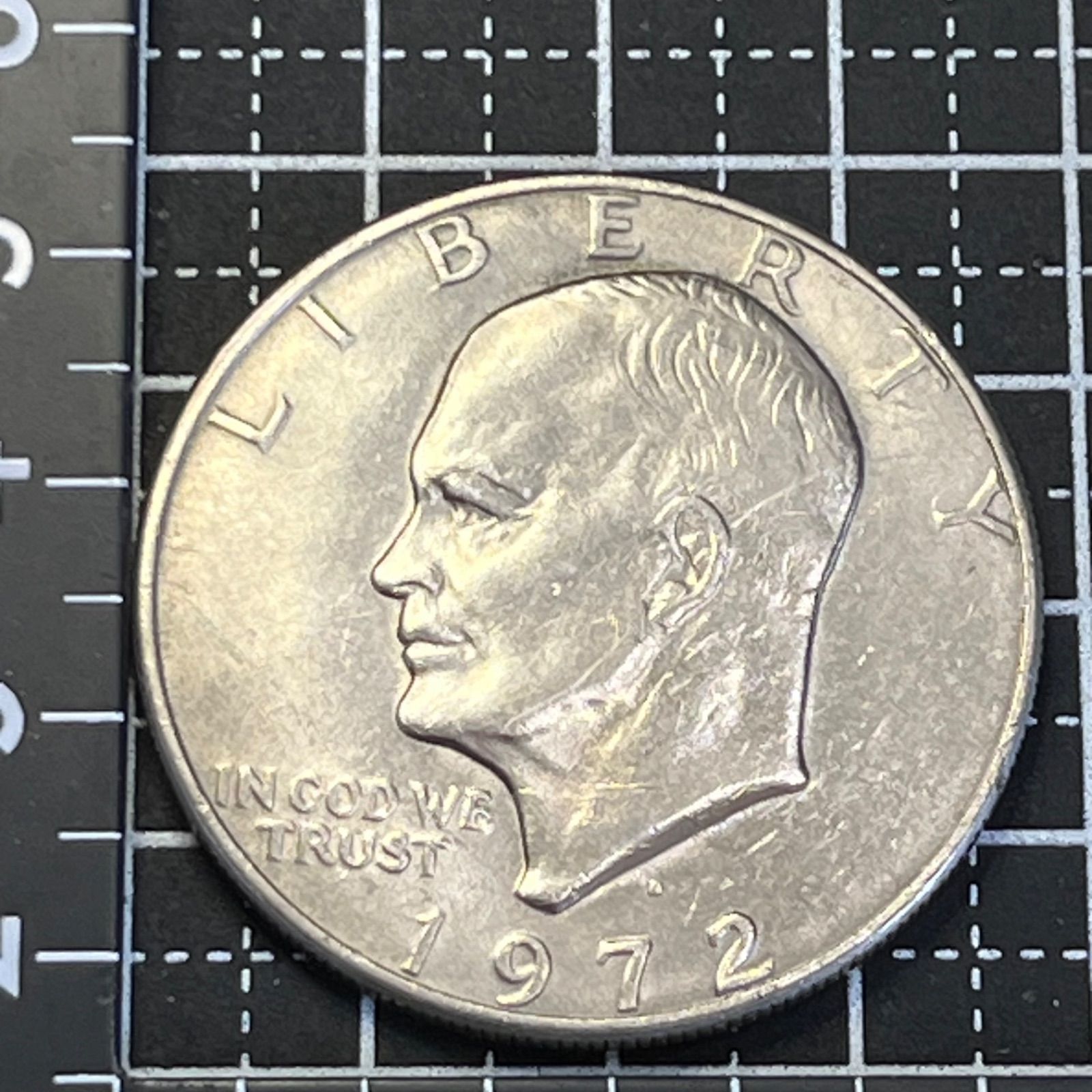 大型白銅貨】1972年 米国 1ドル アイゼンハワー・ダラー／Eisenhower