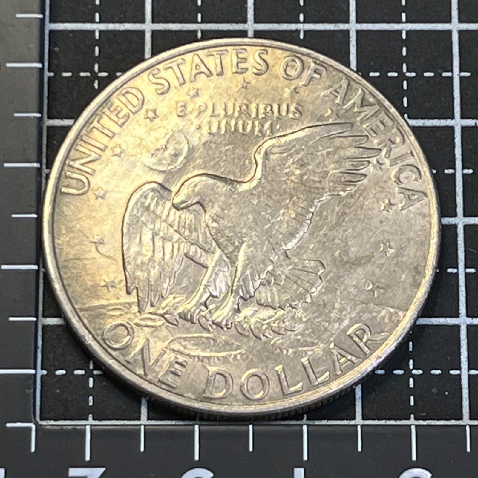 【アメリカ】1ドルアイゼンハワー・イーグル・ダラー硬貨1972年-1977年 大型白銅貨】1972年 米国 1ドル アイゼンハワー・ダラー／Eisenhower