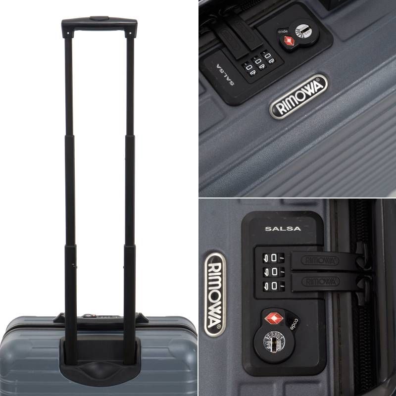 RIMOWAサルサビジネストロリー 機内持込み4輪TSAロック　27l グレー 美品 RIMOWA リモワ SALSA サルサ 27L 機内持ち込み 4輪 TSAロック