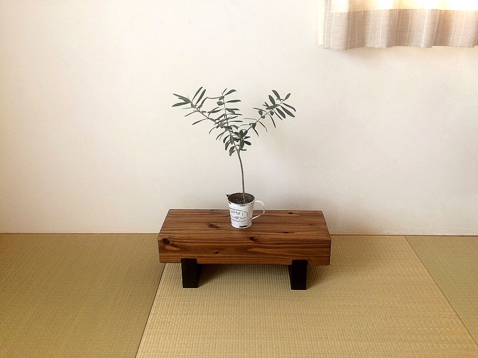 どっしり木製飾り台 花台 約横幅50×高さ17×奥行き18cm 花台 - メルカリ