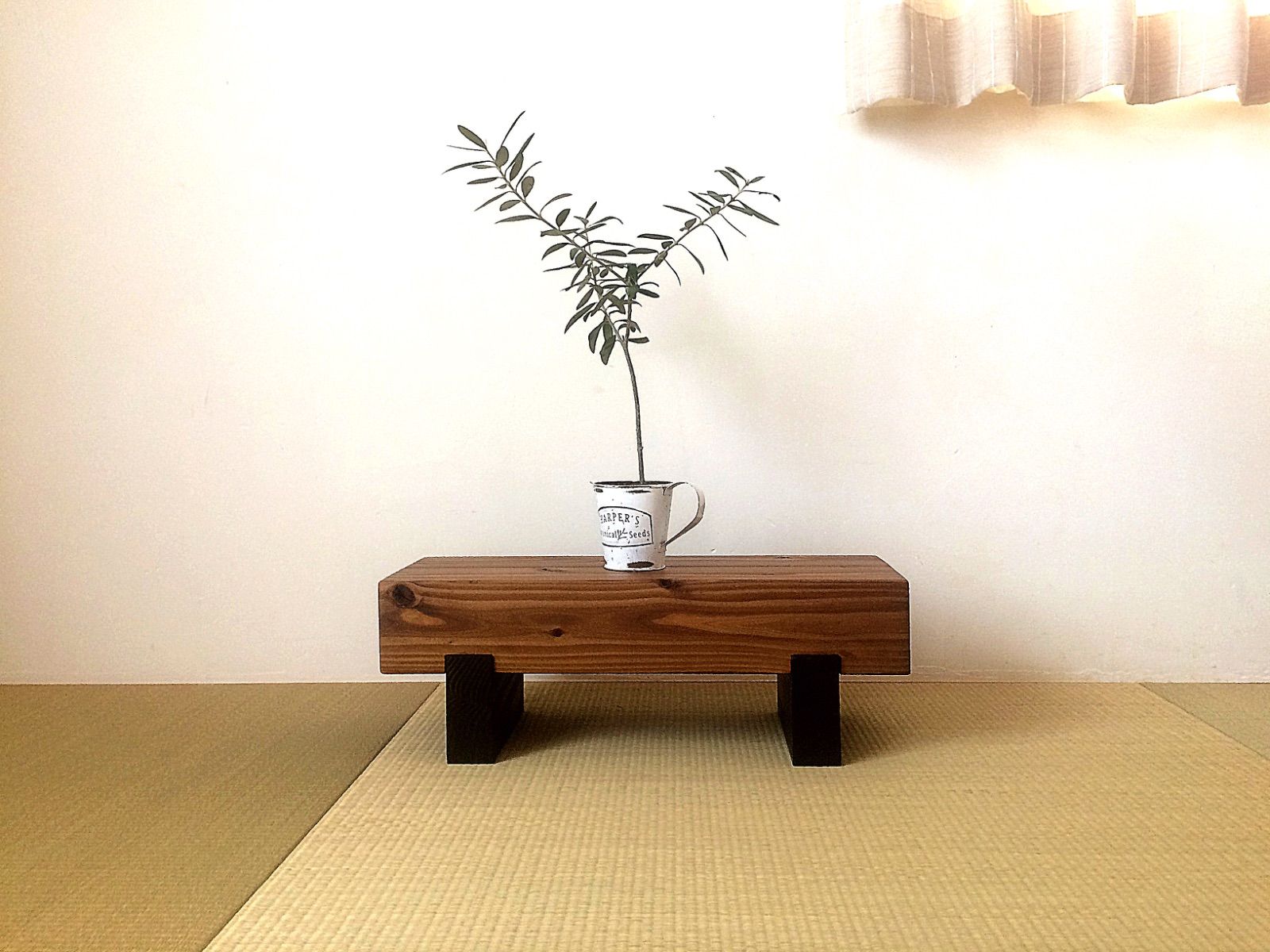 どっしり木製飾り台 花台 約横幅50×高さ17×奥行き18cm 花台 - メルカリ