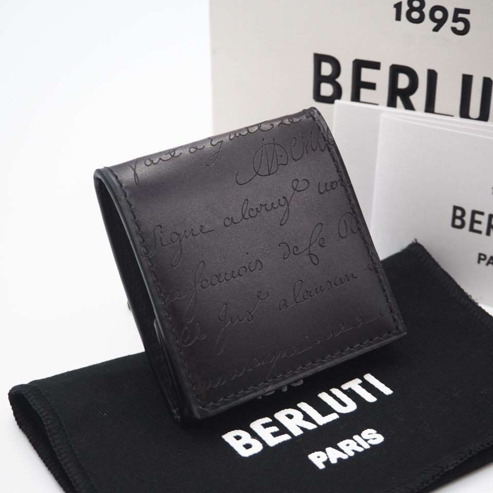 ☆3日以内返品可☆ 未使用 Berluti ベルルッティ スクリットレザー