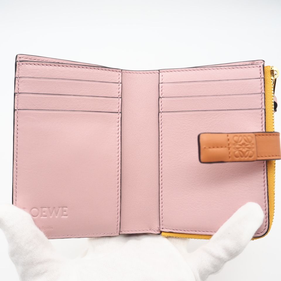 ☆3日以内返品可☆ 未使用 LOEWE ロエベ アナグラム スリムジップ バイ