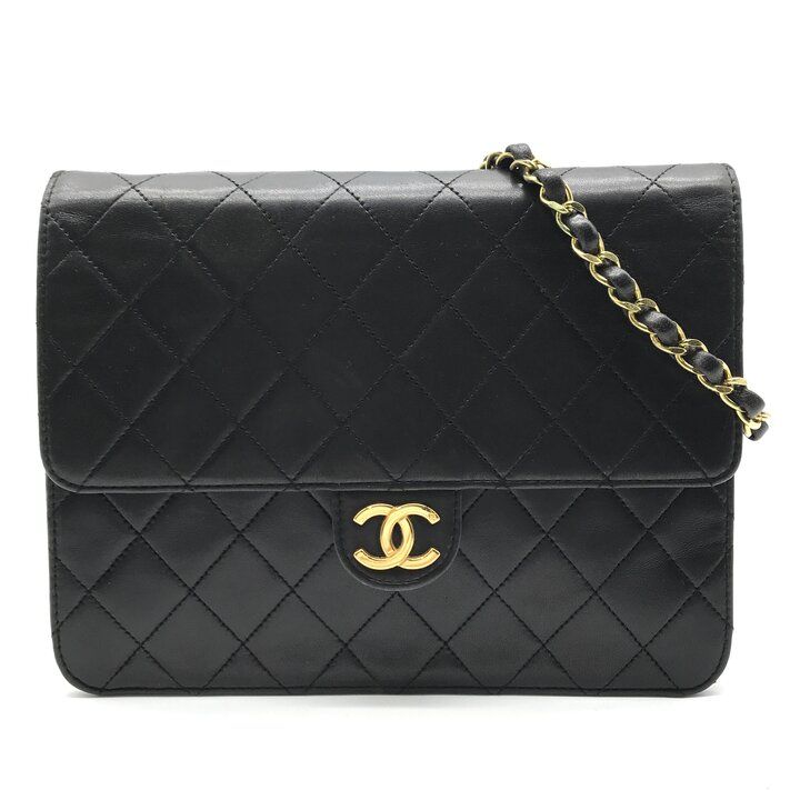良品 CHANEL シャネル ココマーク マトラッセ チェーン ショルダー