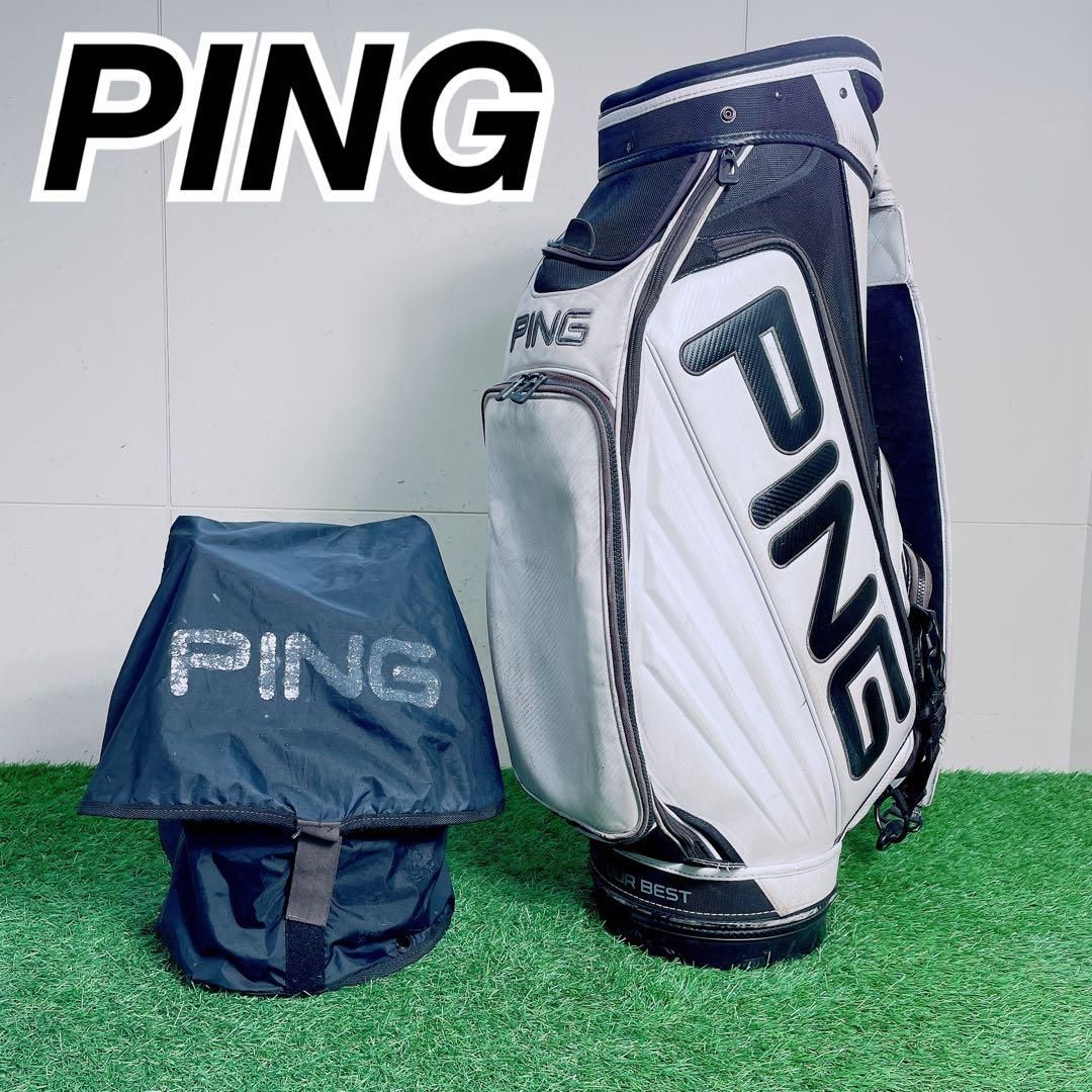 ゴルフ キャディバッグ PING ピン 10型 ６分割 B2777