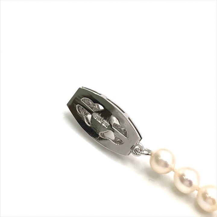 美品 テリ良好 あこや パール 真珠 ネックレス 約3mm ホワイト