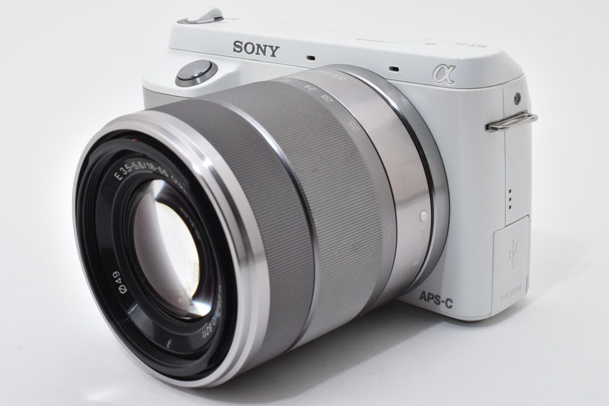 ショット数3876回 SONY NEX-F3 ホワイト + E 18-55mm F3.5-5.6 OSS