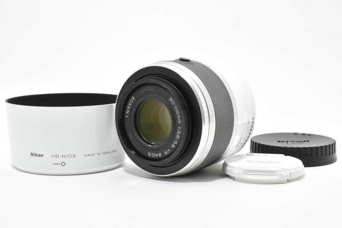 ニコン Nikon 1 NIKKOR VR 30-110mm F3.8-5.6 ホワイト 現状品#1418C