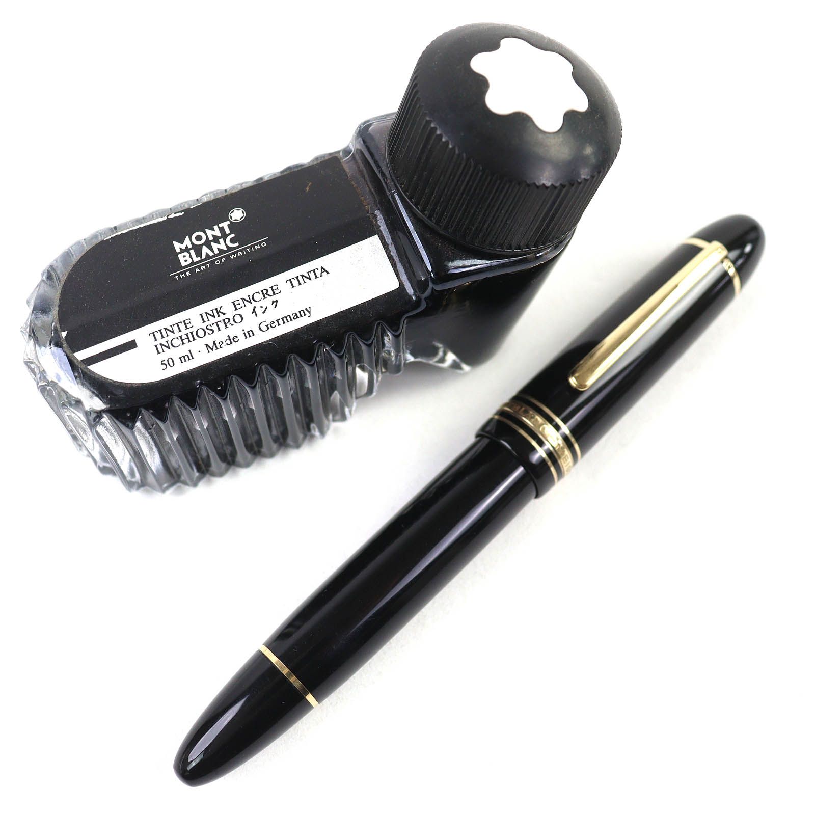 良品△MONTBLANC モンブラン マイスターシュテュック 149 ペン先14K F 