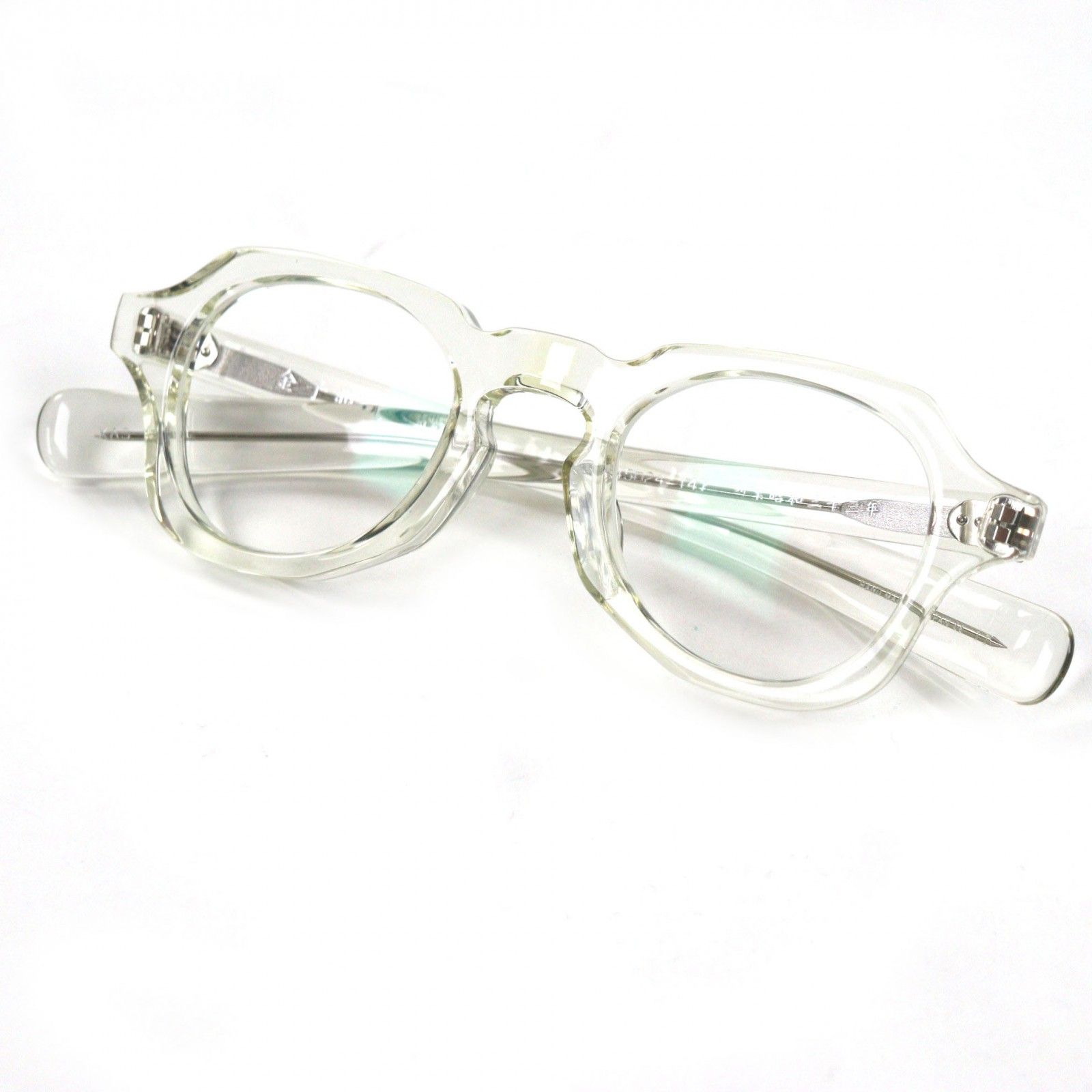 極美品▼金子眼鏡 カネコガンキョウ KAS-20 ACETATE メガネ 眼鏡 アイウェア クリア 45□24-147 度入り ケース付き 日本製 メンズ 極美品▽金子眼鏡 カネコガンキョウ KAS-20 ACETATE メガネ 眼鏡 アイ