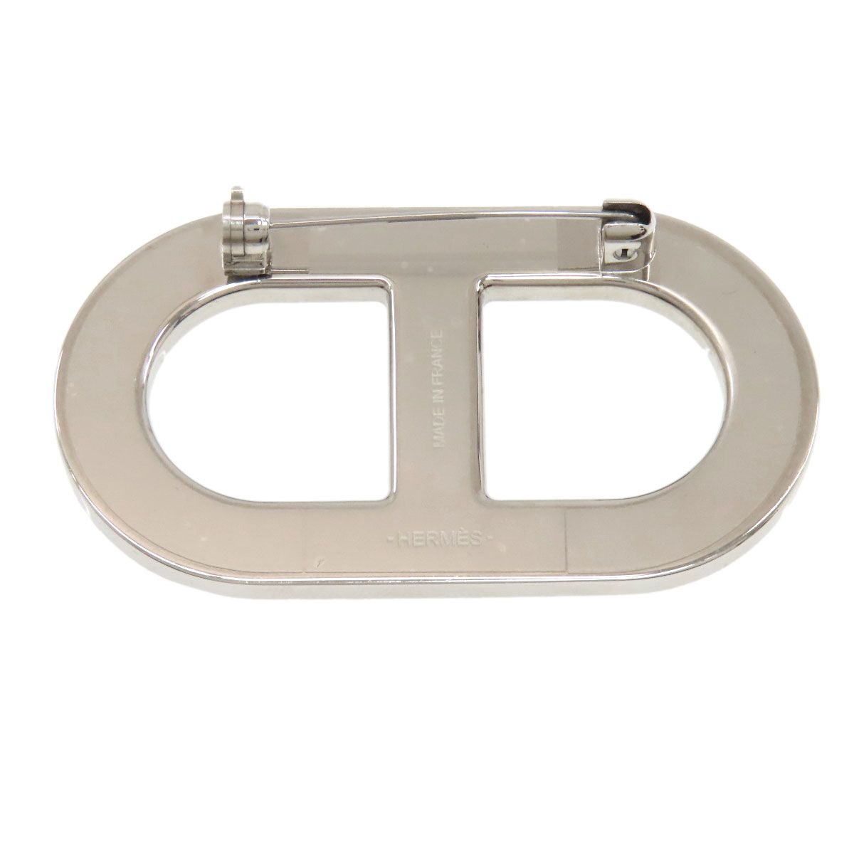 HERMES エルメス シェーヌダンクル ブローチ 金属製 レディース [中古