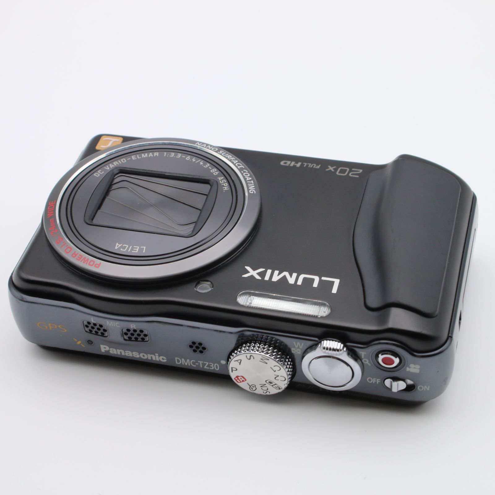 ほぼ新品】 Panasonic LUMIX DMC-TZ30 ブラック 光学20倍 デジタル