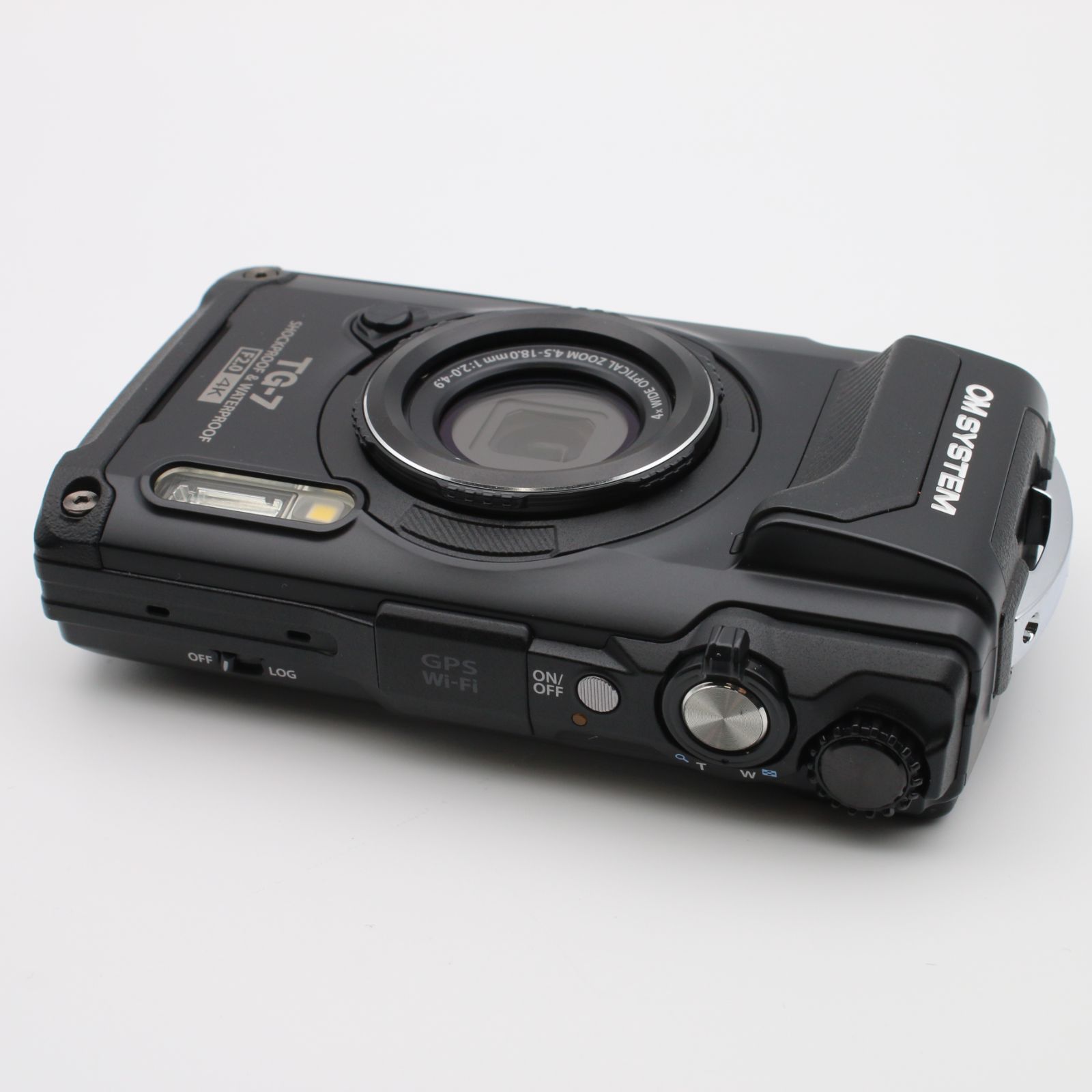 極上品】 OM SYSTEM Tough TG-7 ブラック 防水15m/防塵/耐荷重100kg/耐