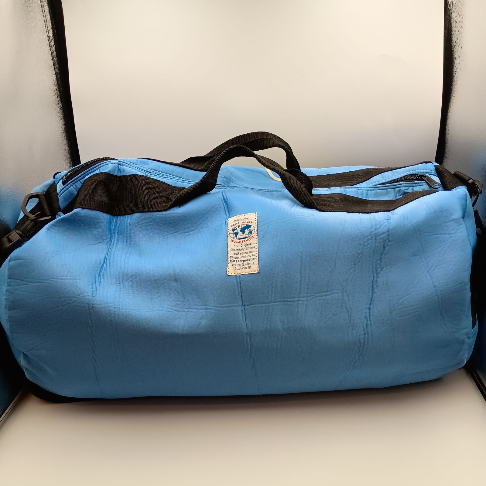 希少 ASICS アシックス 80s ボストンバッグ ドラムバッグ ヴィンテージ