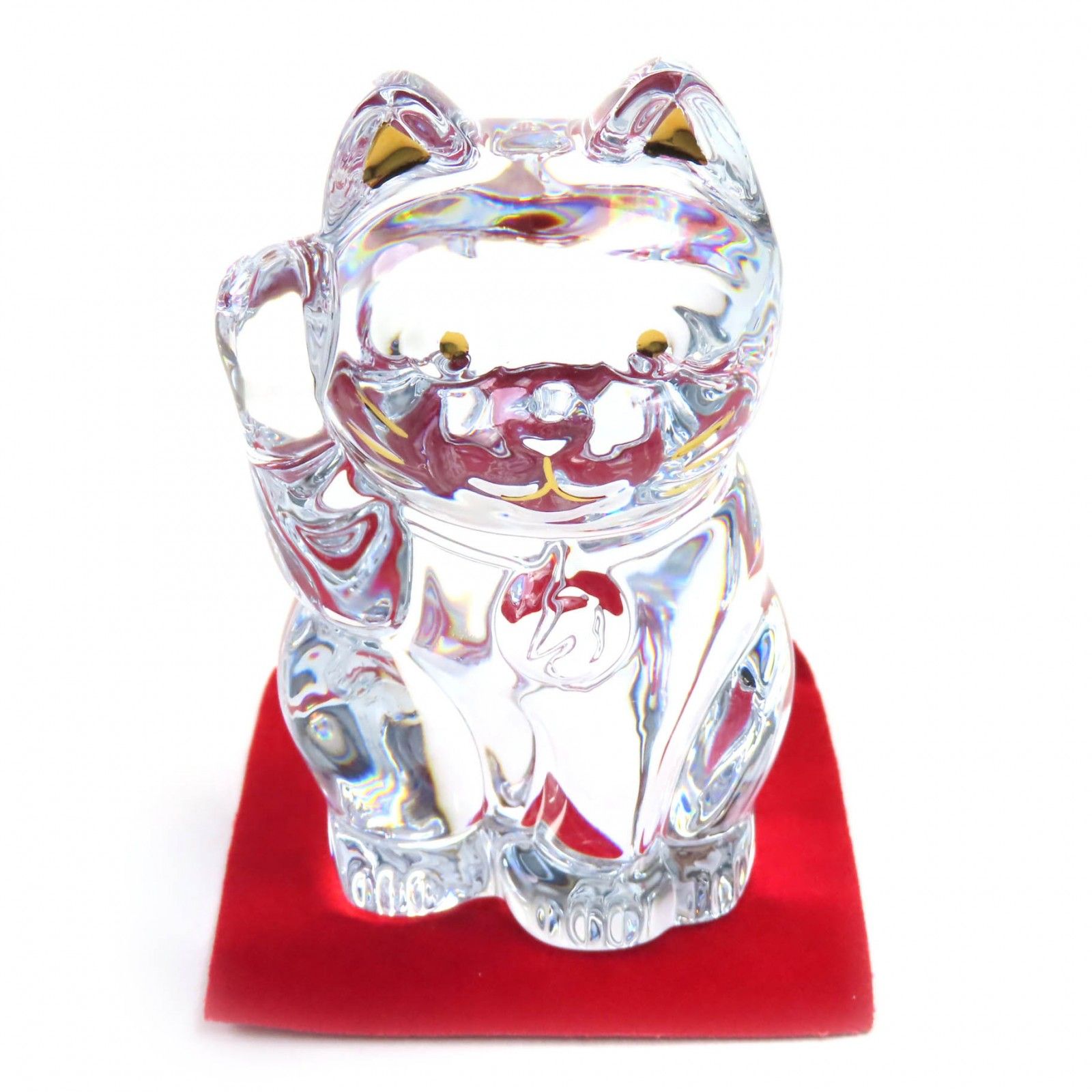 【美品】バカラ Baccarat 招き猫 ネコ クリスタル Lucky Cat 美品】バカラ Baccarat 招き猫 ネコ クリスタル Lucky Cat 【公式通販】