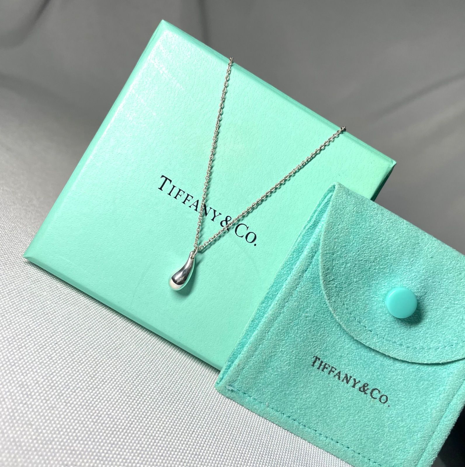 美品 Tiffany ティファニー エルサペレッティ ティアドロップ 