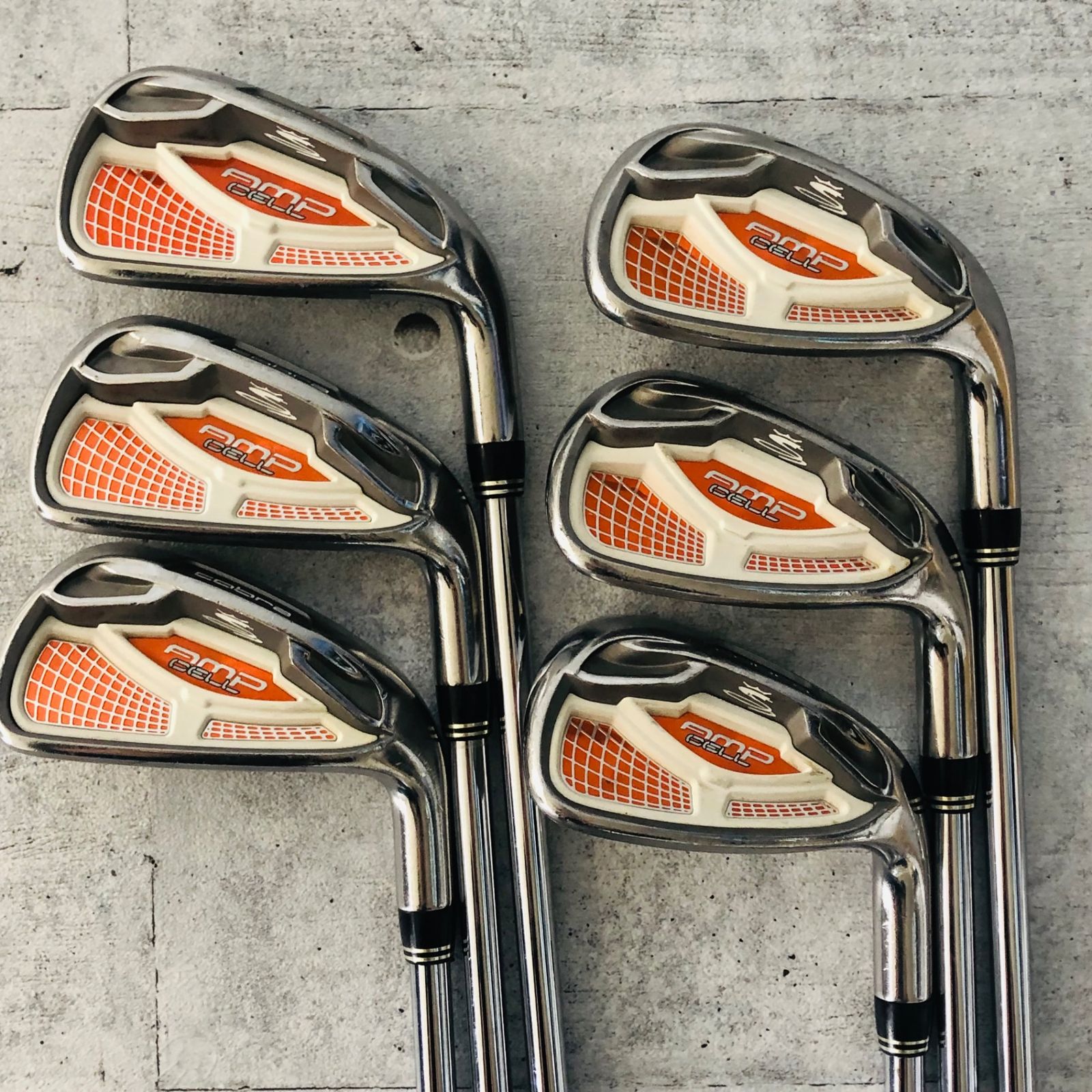 Cobra コブラ AMP CELL アンプセル 6本 メンズ ゴルフ クラブ セット