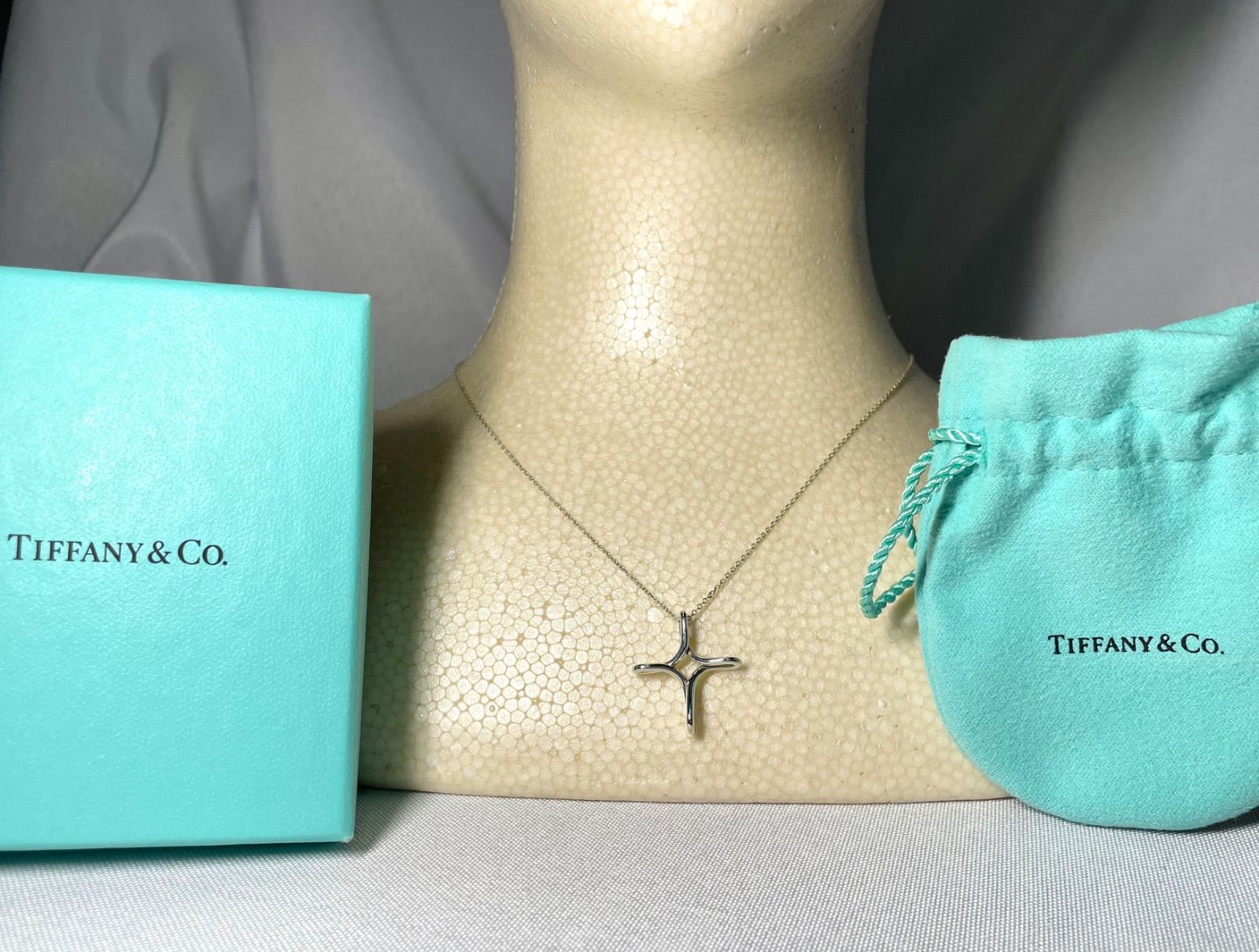 美品 TIFFANY ティファニー エルサペレッティ インフィニティクロス