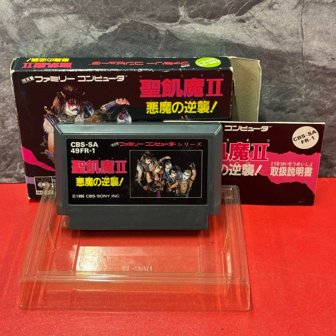 ○SONY 聖飢魔II 悪魔の逆襲 ファミリーコンピュータ ファミコンソフト
